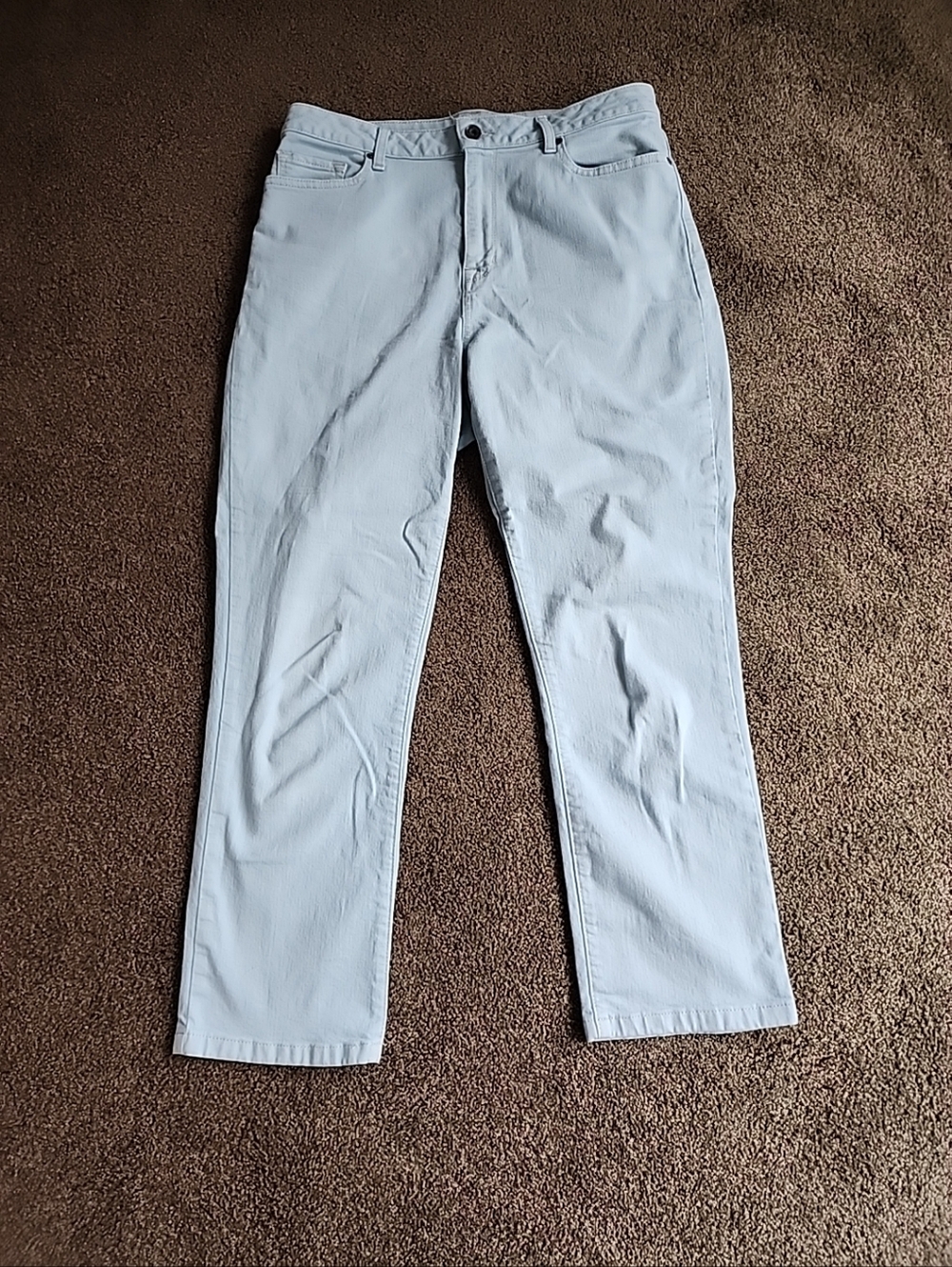 LLBean Womens Ankle Length Jeans 12 Regular